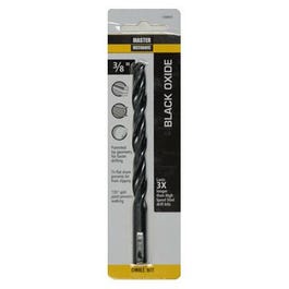 Black Oxide Drill Bits, 135 Split Point, 3 8 x 5-In. Online now