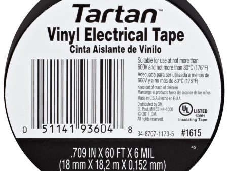 3M Tartan General Purpose 3 4 In. x 60 Ft. Vinyl Plastic Electrical Tape Online