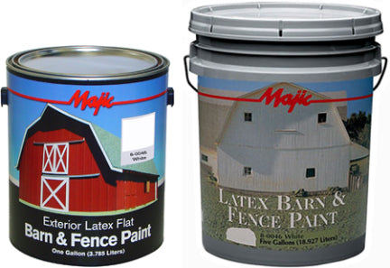 BARN FENCE PAINT GAL WHITE LATEX Fashion