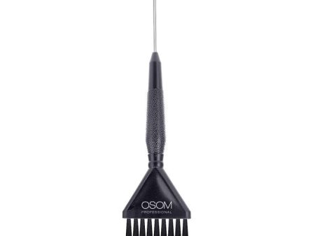 Šepetėlis plaukų dažymui OSOM Professional Tinting Brush OSOMPND03S, juodos spalvos, su metaliniu galu, 45 mm Discount