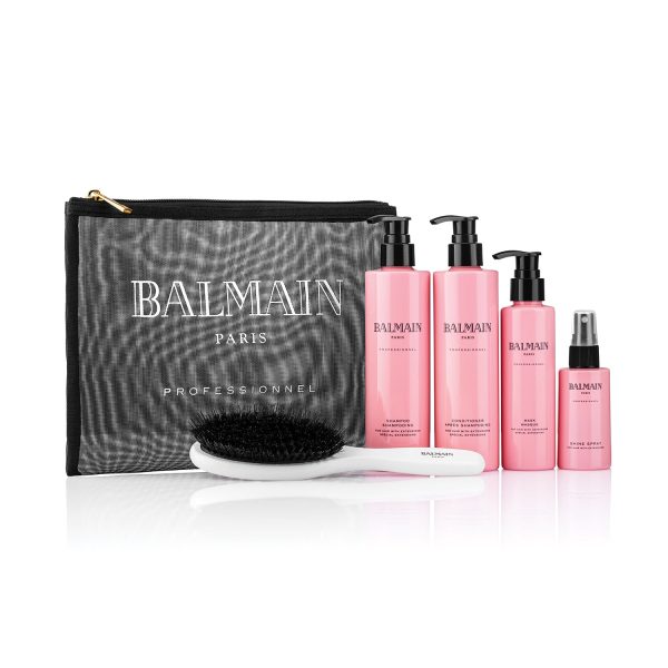 Balmain HAIR plaukų priauginimo priežiūros rinkinys   Professional Aftercare Bag for Extension +dovana 85 eur vertės Balmain krepšys Online Sale