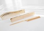 BALMAIN HAIR šukos   Golden Tail Comb 14K Gold For Discount