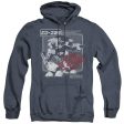 ROBOCOP : ED 209 ADULT HEATHER HOODIE NAVY LG For Discount