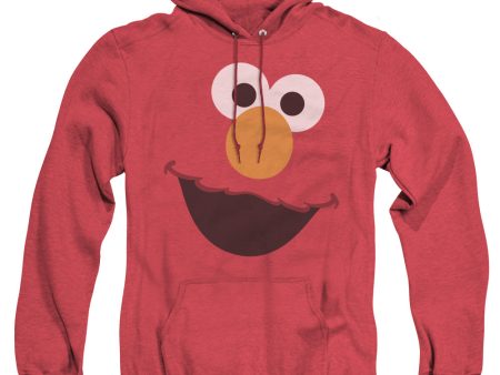 SESAME STREET : ELMO FACE ADULT HEATHER HOODIE RED 3X Sale