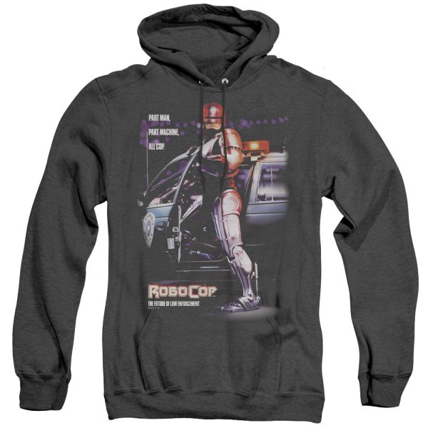 ROBOCOP : POSTER ADULT HEATHER HOODIE BLACK 2X Online Hot Sale