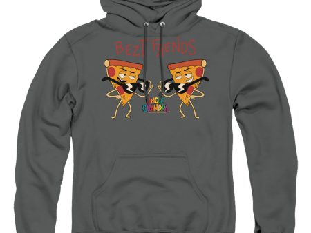 UNCLE GRANDPA : BEZT FRENDS ADULT PULL OVER HOODIE Charcoal MD Online Sale