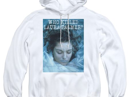 TWIN PEAKS : WHO KILLED LAURA ADULT PULL OVER HOODIE White MD Sale