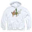 UNCLE GRANDPA : FART HEARTS ADULT PULL OVER HOODIE White 2X Hot on Sale