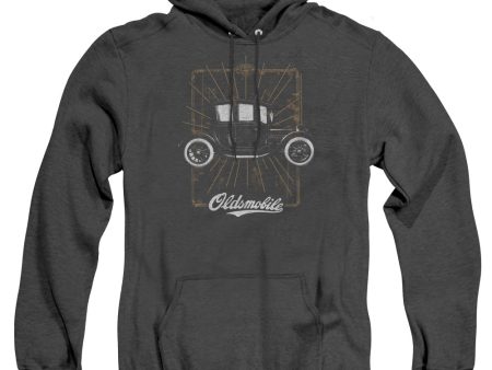 OLDSMOBILE : 1912 DEFENDER ADULT HEATHER HOODIE BLACK LG Online Sale