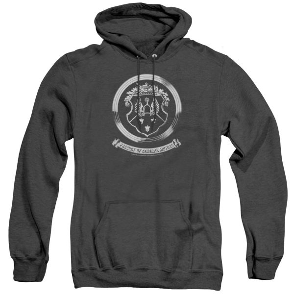 OLDSMOBILE : 1930S CREST EMBLEM ADULT HEATHER HOODIE BLACK 3X Supply