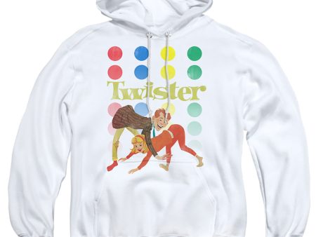 TWISTER : OLD SCHOOL TWISTER ADULT PULL OVER HOODIE White XL Discount