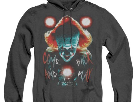 IT 2017 : DEAD LIGHTS ADULT HEATHER HOODIE Black MD For Discount