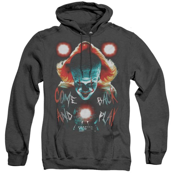 IT 2017 : DEAD LIGHTS ADULT HEATHER HOODIE Black MD For Discount